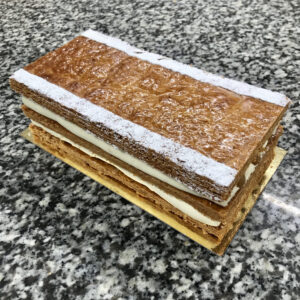 Mille feuilles vanille caramel